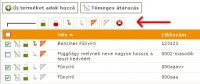 Webáruház - termékek tömeges módosítása